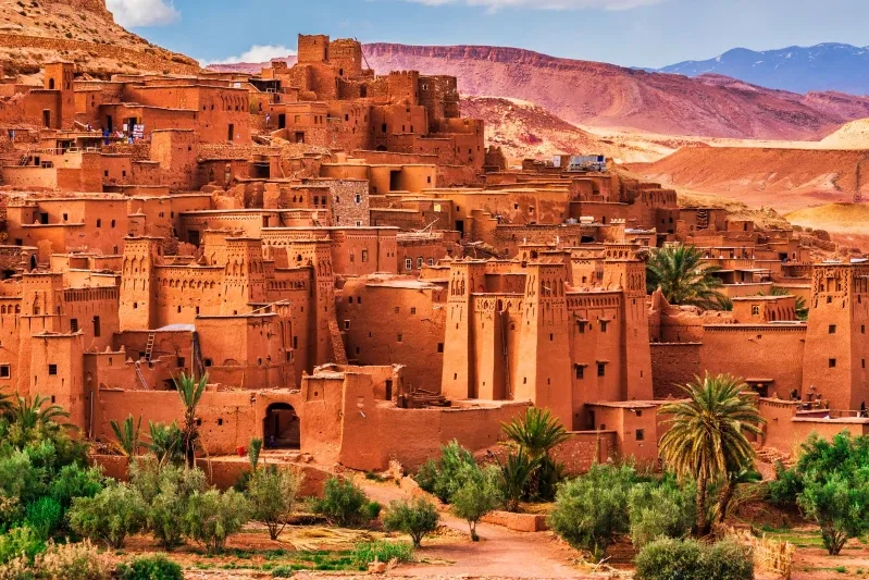 A vibrant view of Marrakech, Morocco, showcasing its rich culture and architecture, perfect for city tours.