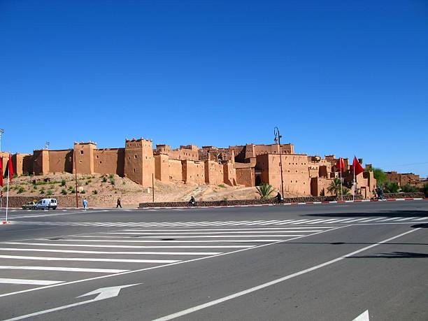 Travelers discovering the wonders of Ouarzazate, Morocco, including historic kasbahs, Atlas Film Studios, and stunning desert scenery