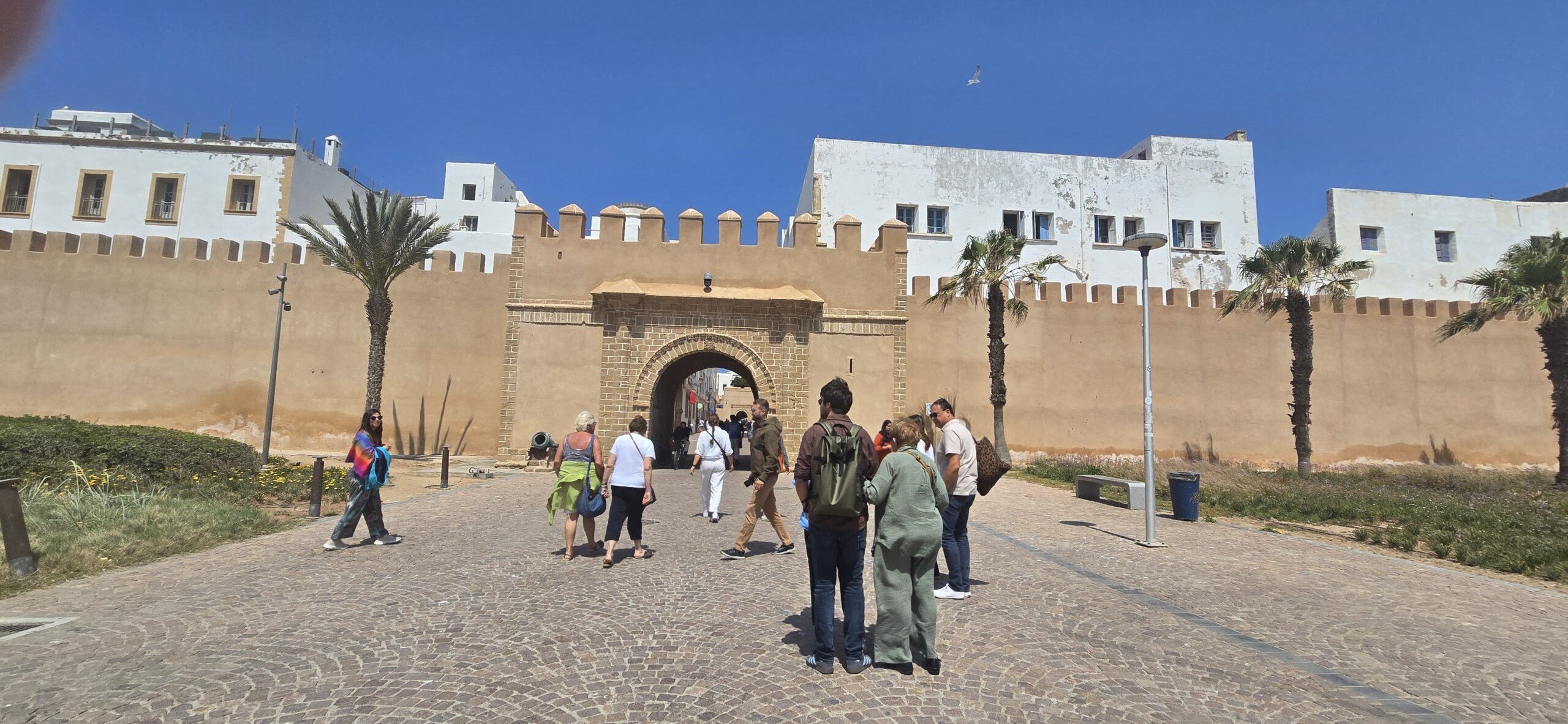 9-day Morocco tour from Agadir featuring Sahara Desert camel trekking, Marrakech medina, Fes city, Ait Ben Haddou kasbah, Todra Gorge, Dades Valley, Atlas Mountains, and Moroccan landscapes