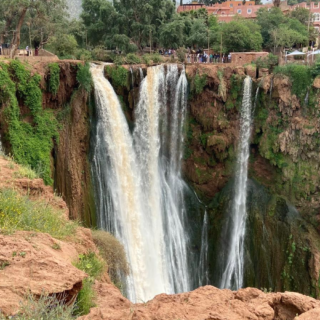 Ouzoud Waterfalls day trip from Marrakech with scenic cascades and monkeys in the Atlas Mountains